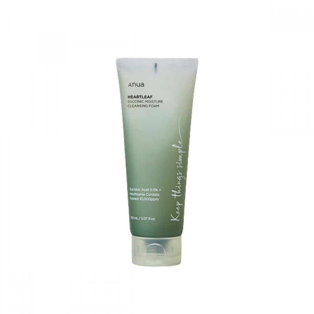 Anua Heartleaf Succinic Moisture Cleansing Foam (150ml)