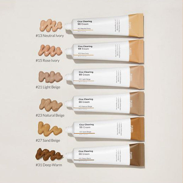 PURITO Cica Clearing BB Cream - (6 Shades)