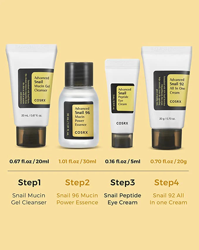 COSRX All About Snail Kit [4 Items] (55ml)